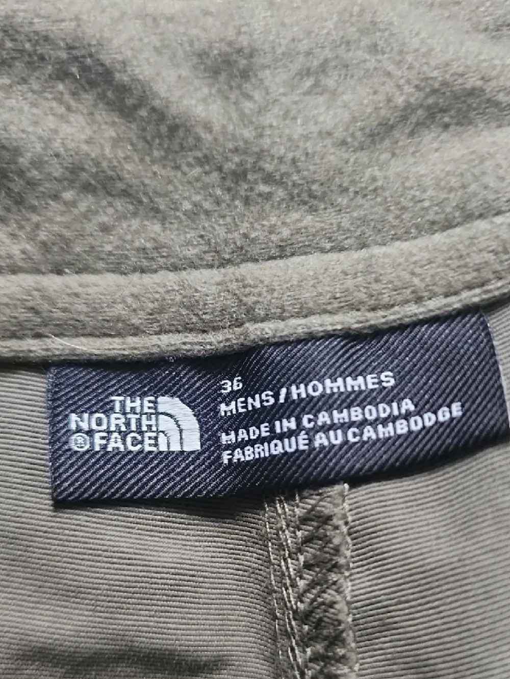 The North‎ Face Olive Men's Camping Hiking Shorts Size 36